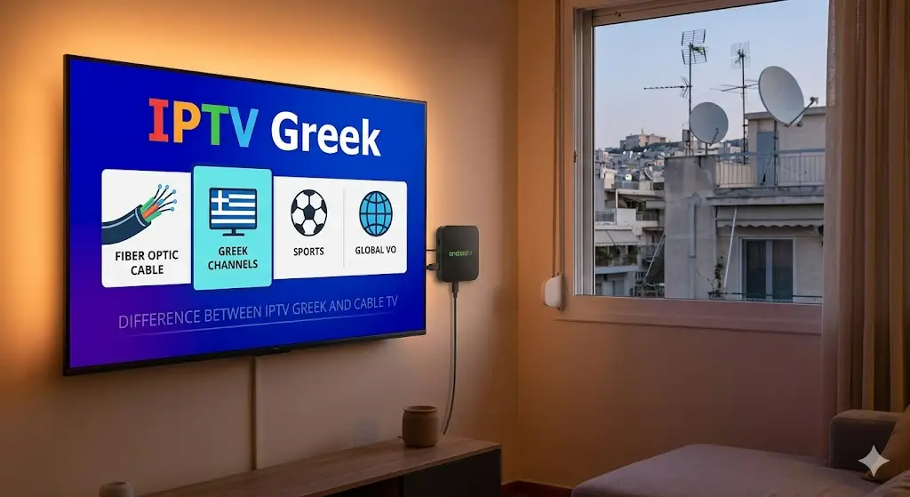Difference Between IPTV Greek and Cable TV: Τι να επιλέξετε