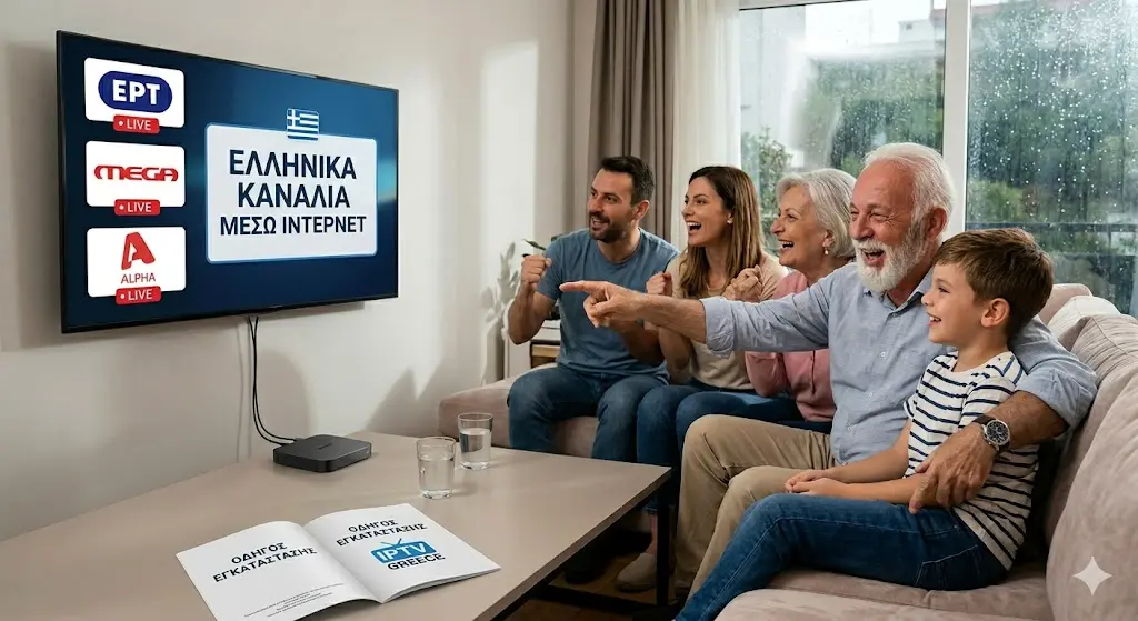 Ανακαλύψτε πώς να δείτε ελληνικα καναλια μεσω ιντερνετ live. Οδηγός για IPTV, Smart TV, εφαρμογές και δωρεάν streaming από το εξωτερικό.
